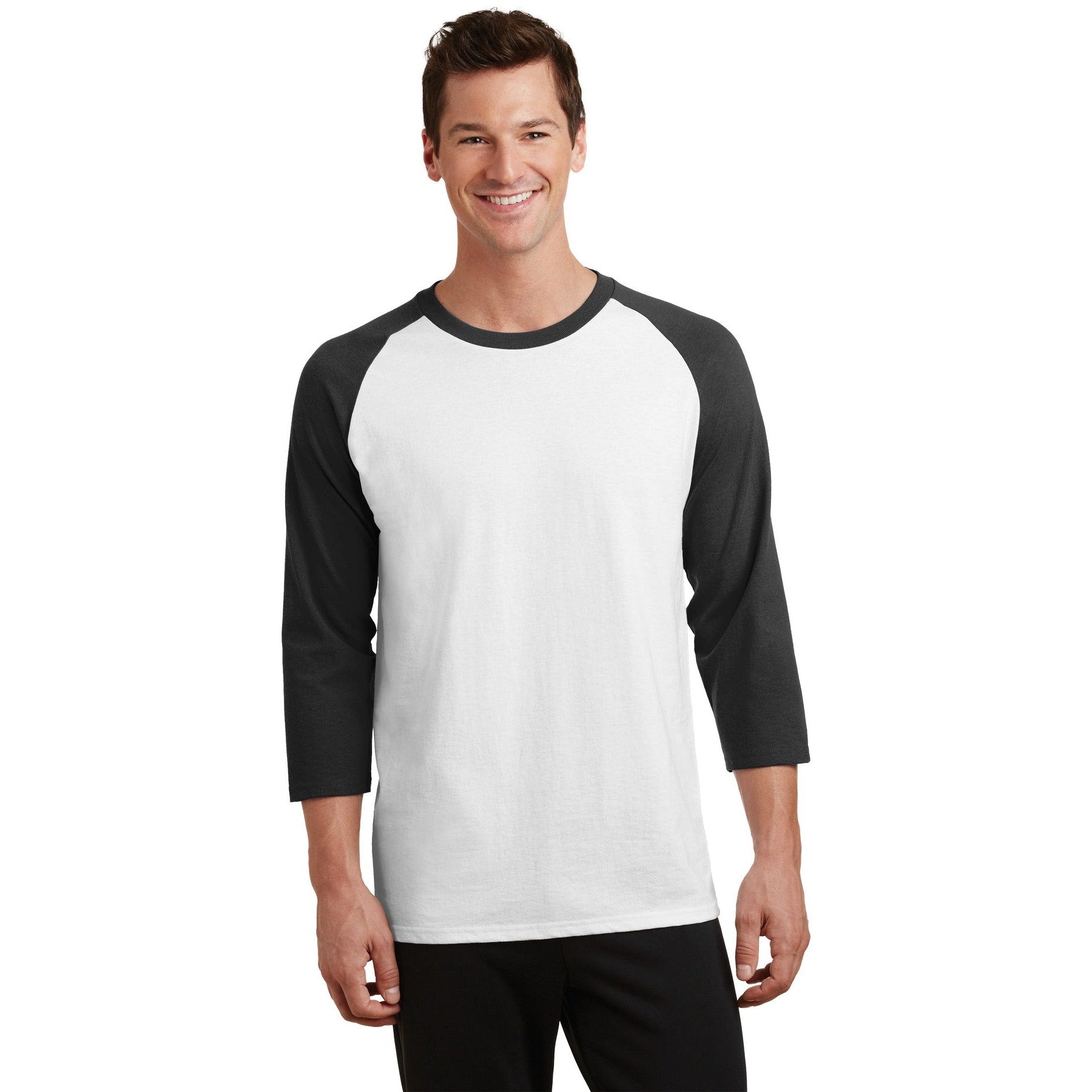 Port & Company-Port & Company® Core Blend 3/4-Sleeve Raglan Tee. PC55RS-MedTech-3